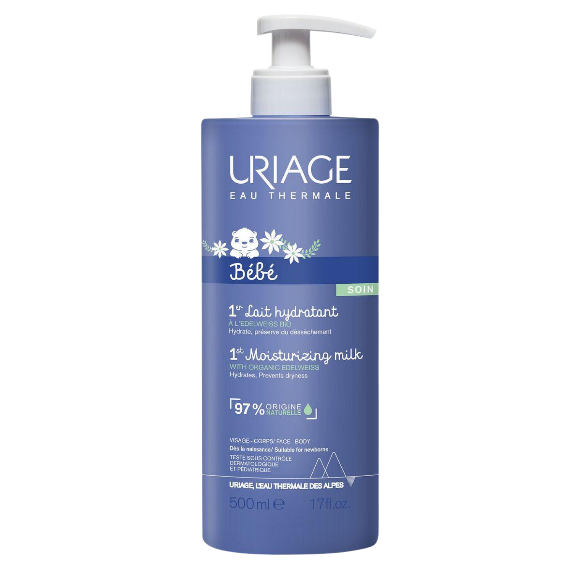URIAGE BEBE LAIT HYDRATANT 500ML