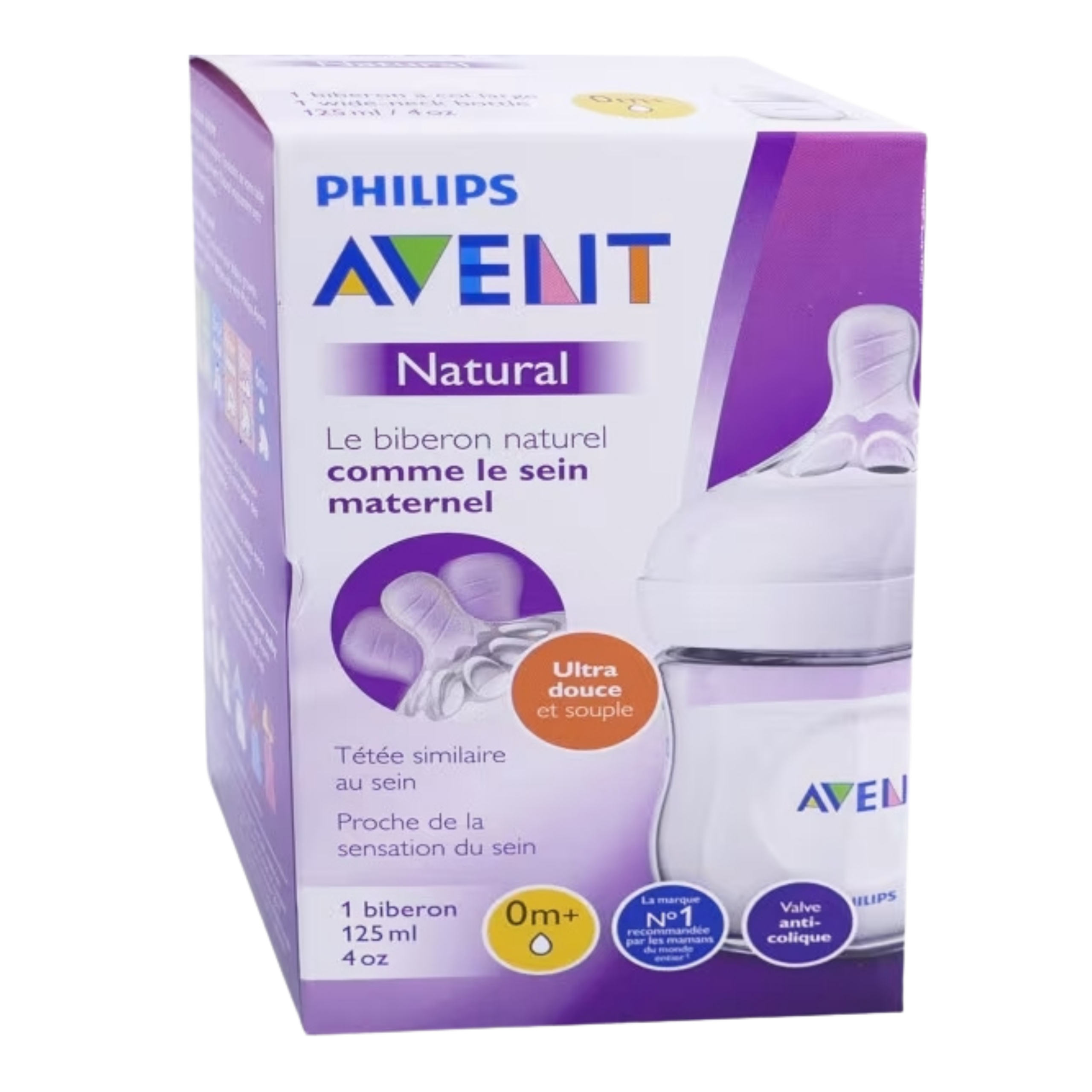 Philips Avent Baby Bottle Natural 0M+ - 125ml
