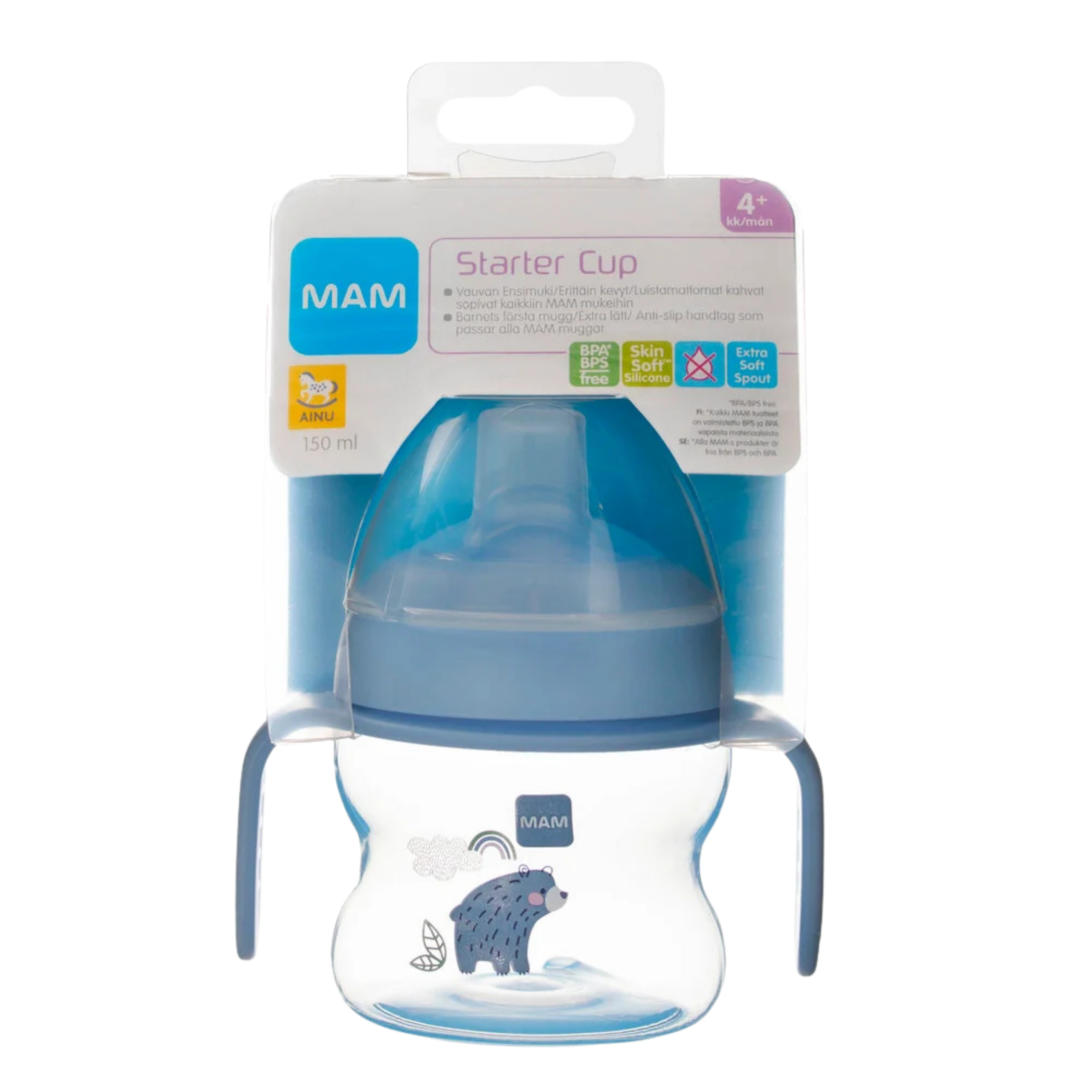 MAM Starter Cup Bleu 150 ml – 4 mois+