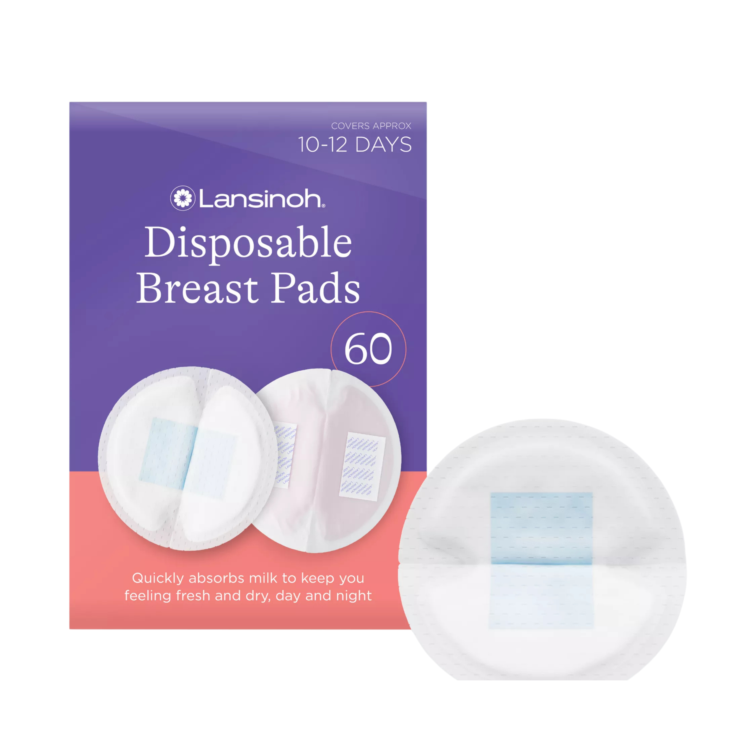 Lansinoh Coussinets d’allaitement Jetables 60 pcs