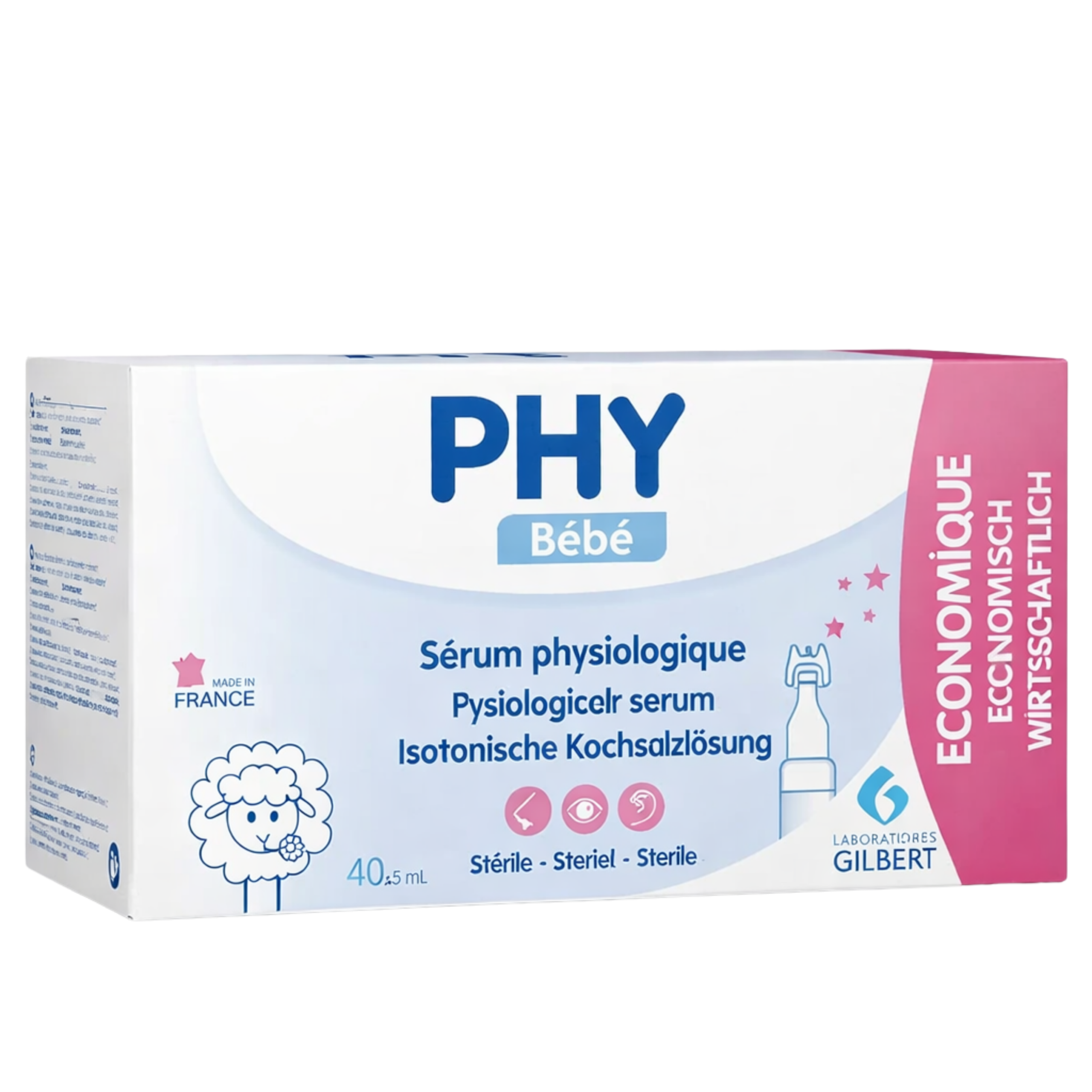 GILBERT PHY SERUM PHYSIOLOGIQUE 40*5ML
