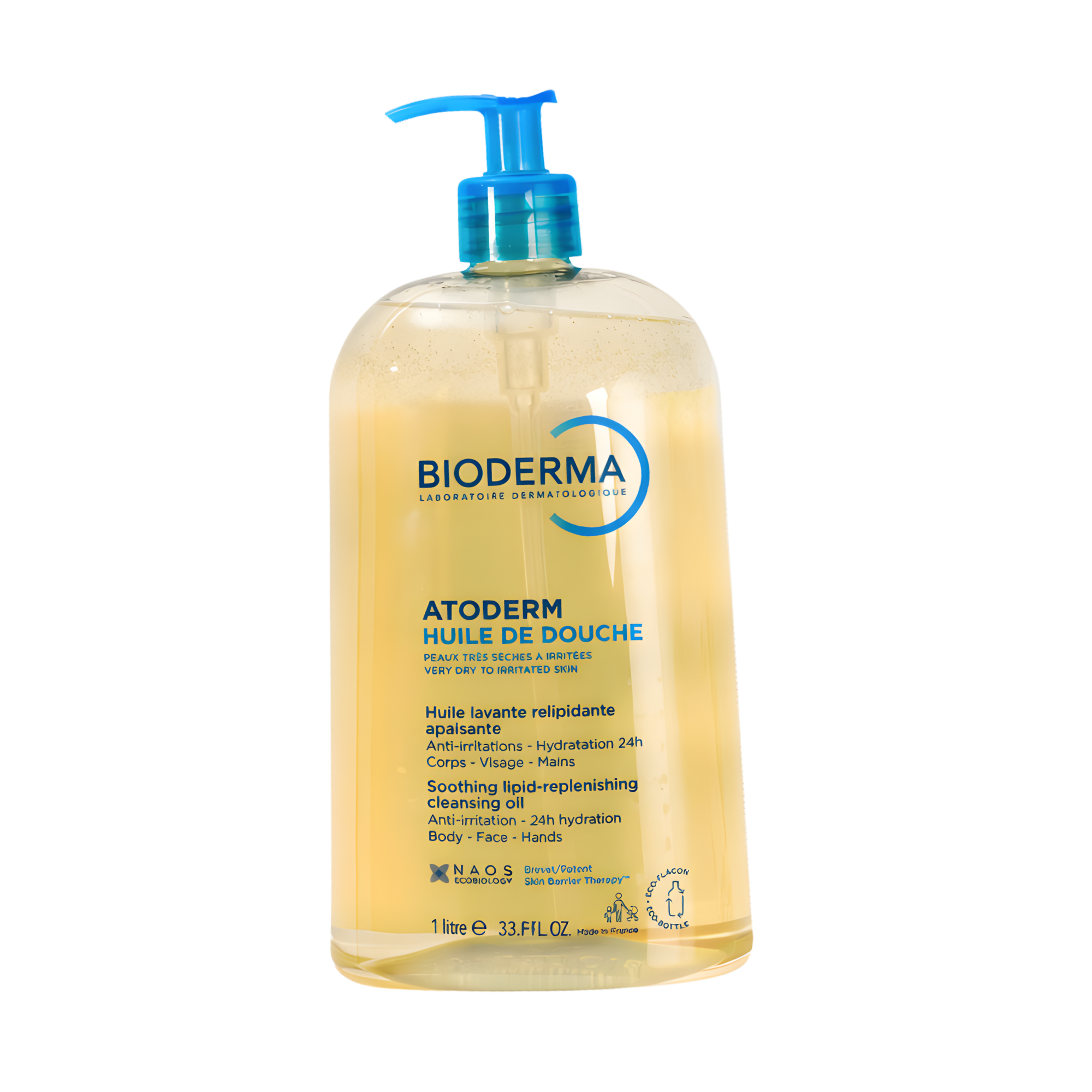 Bioderma Atoderm Nourishing Anti irritation Shower Oil For Irritated And Dry Sensitive Skin 1L