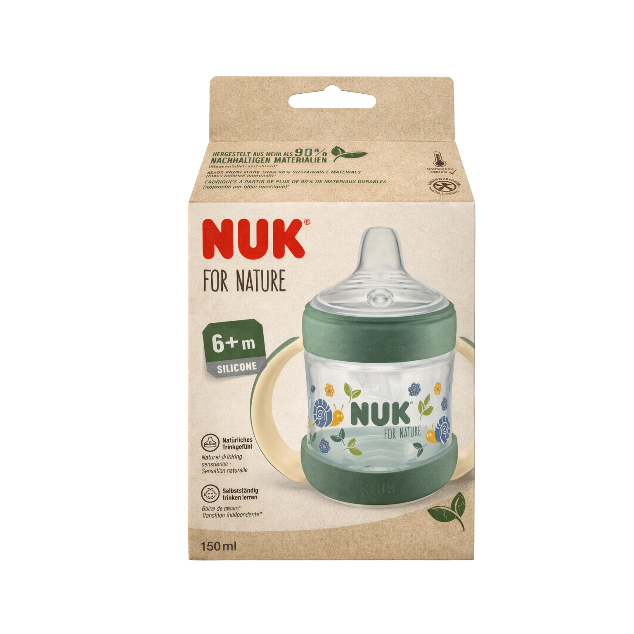 NUK for Nature Sippy Cup | 6-18 Months | 150 ml