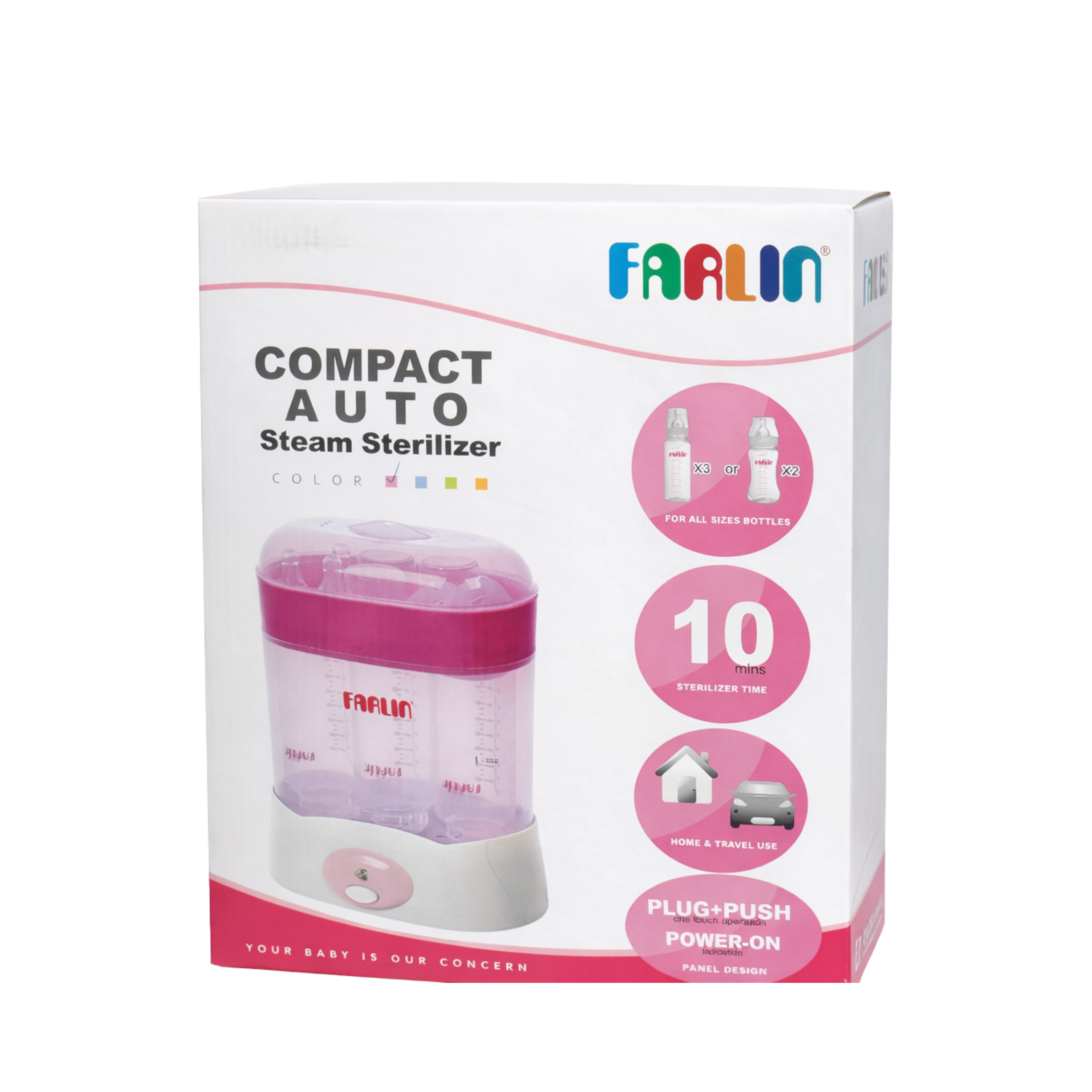 Farlin Compact Automatic Steam Sterilizer Top219 – Items World
