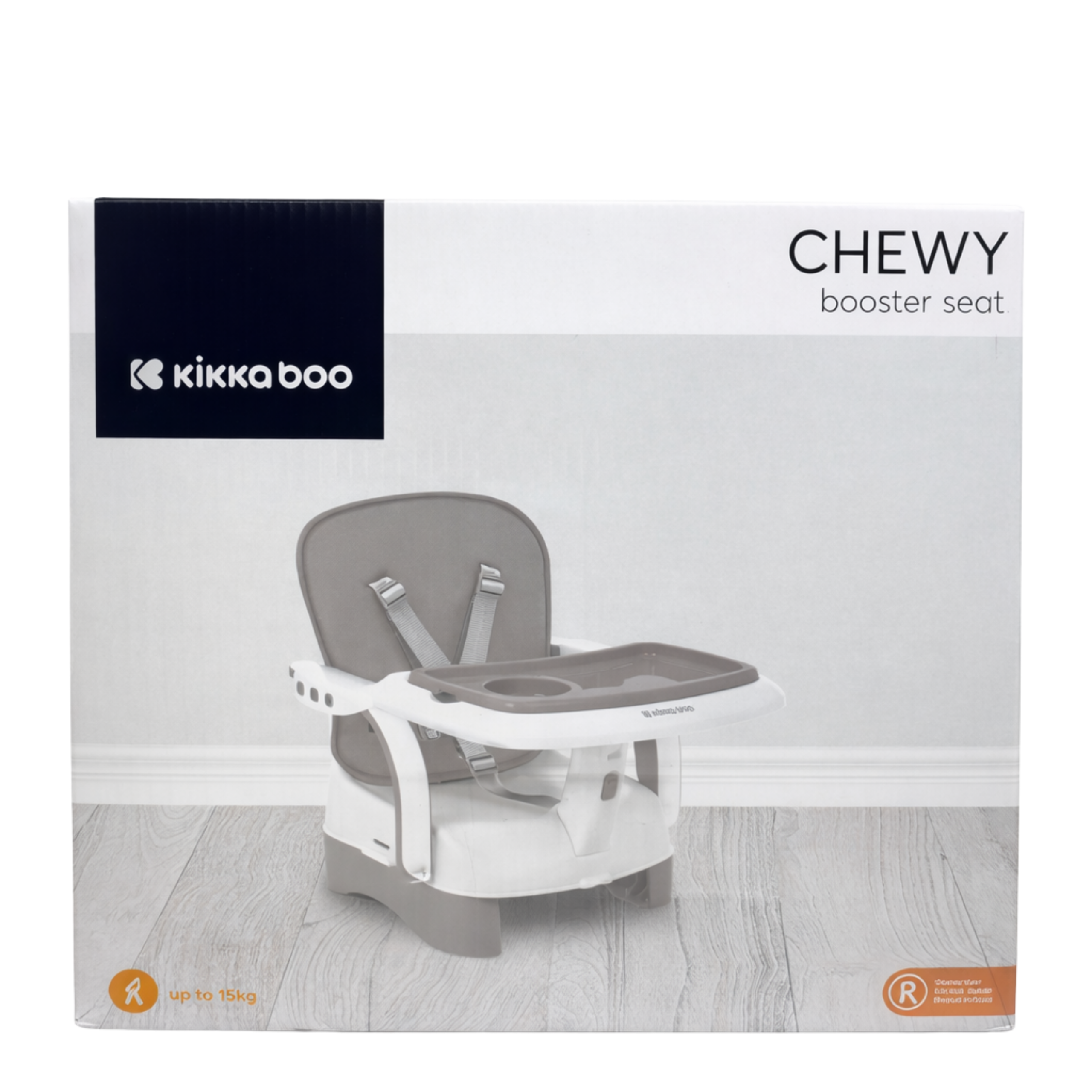 Kikkaboo Rehausseurs de Chaise Chewy Gris