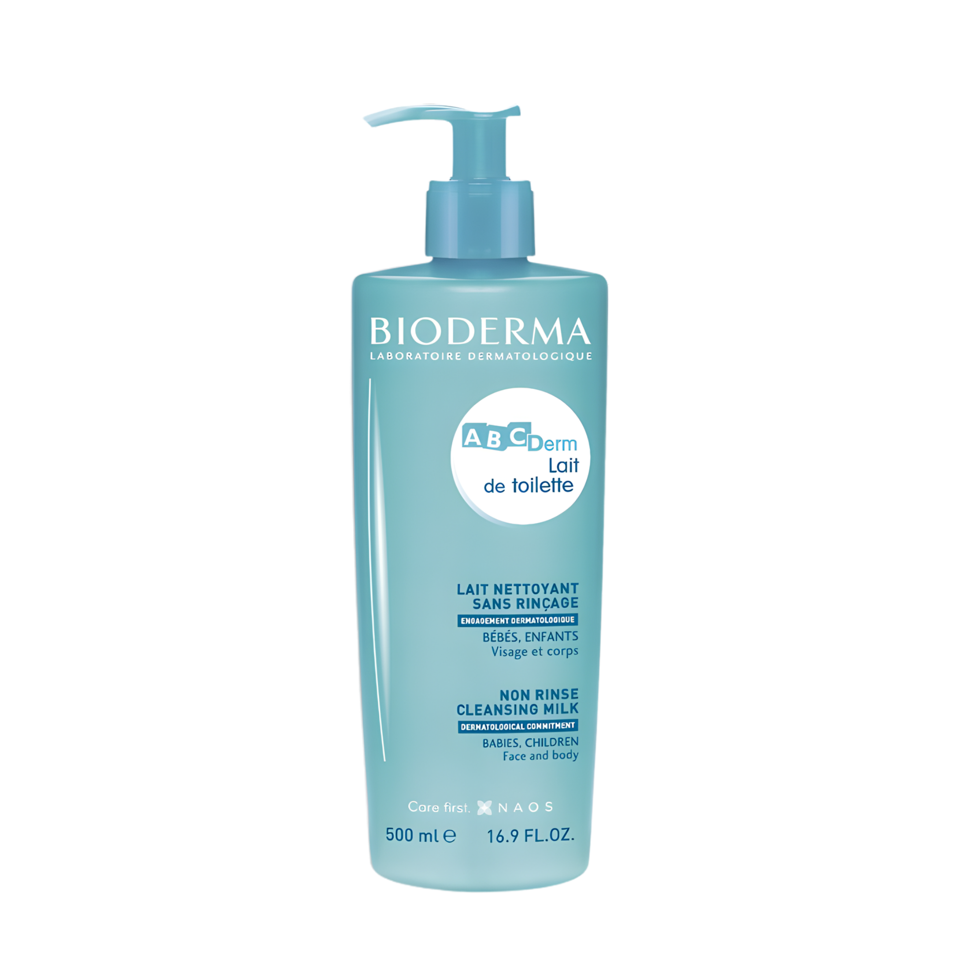 BIODERMA ABCDERM LAIT DE TOILETTE SS RINCAGE 500ML