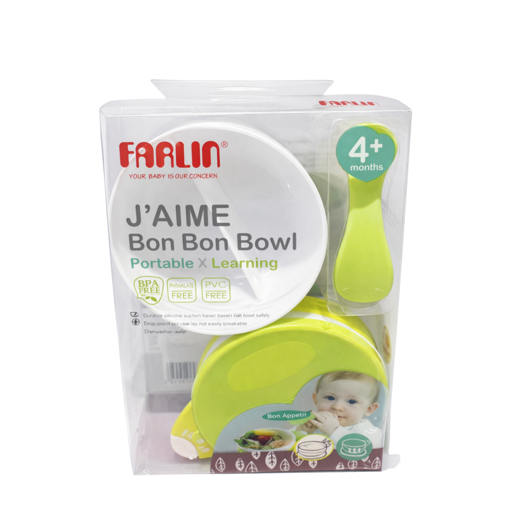 Farlin - Gulu Gulu Bon Bon Bowl W/ Spoon - Green