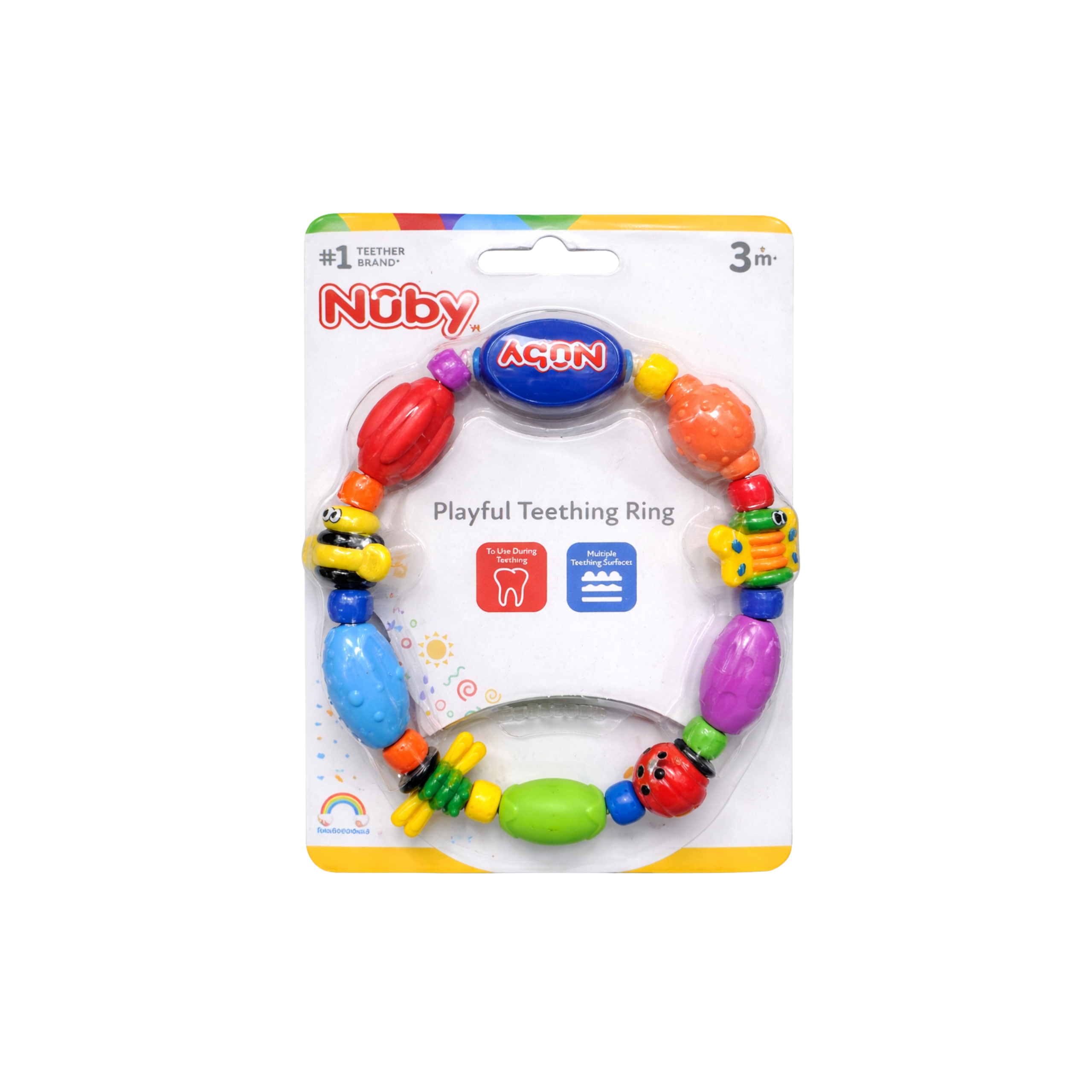 Nuby Anneau de dentition Bug-a