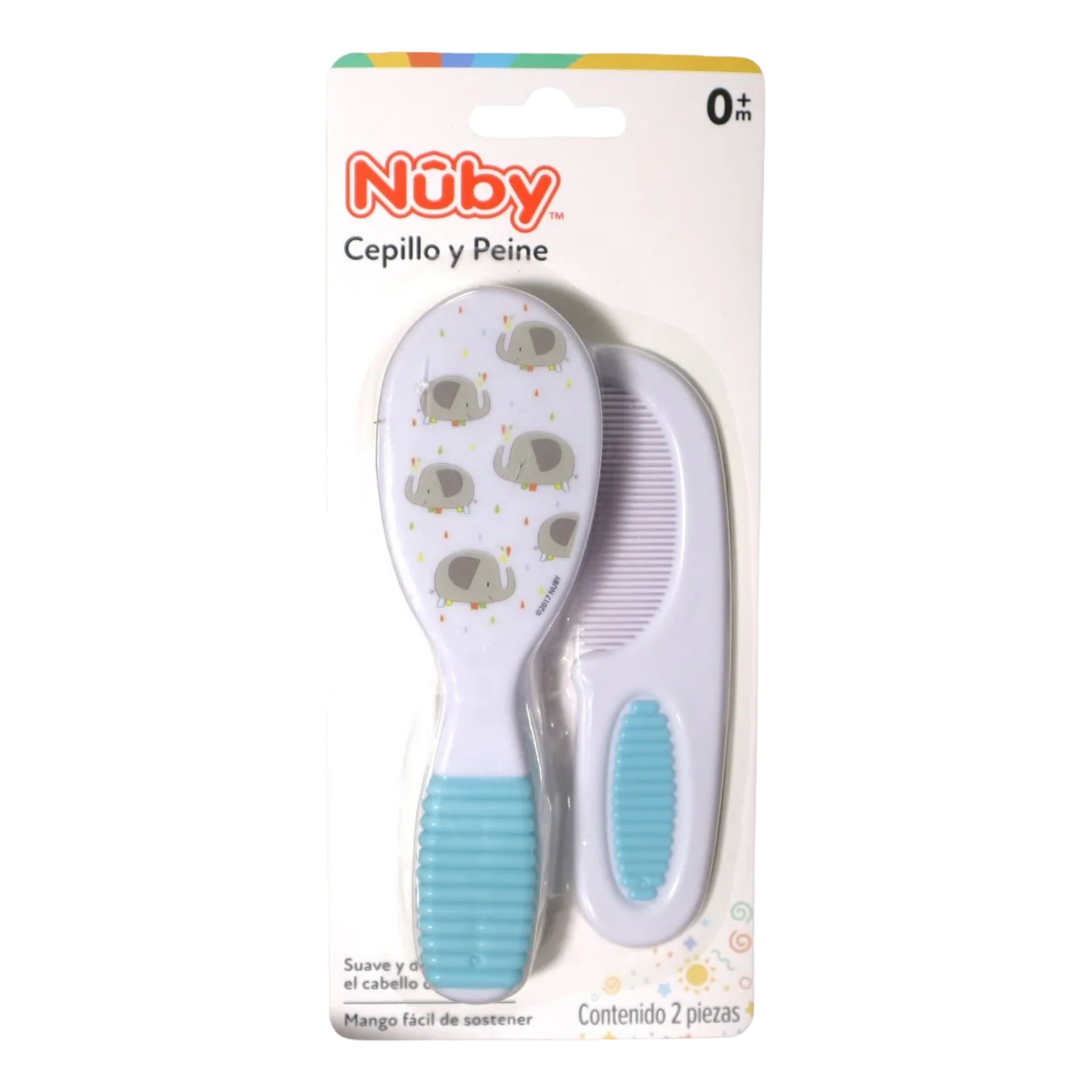 Nuby Comb and Brush Set Blue