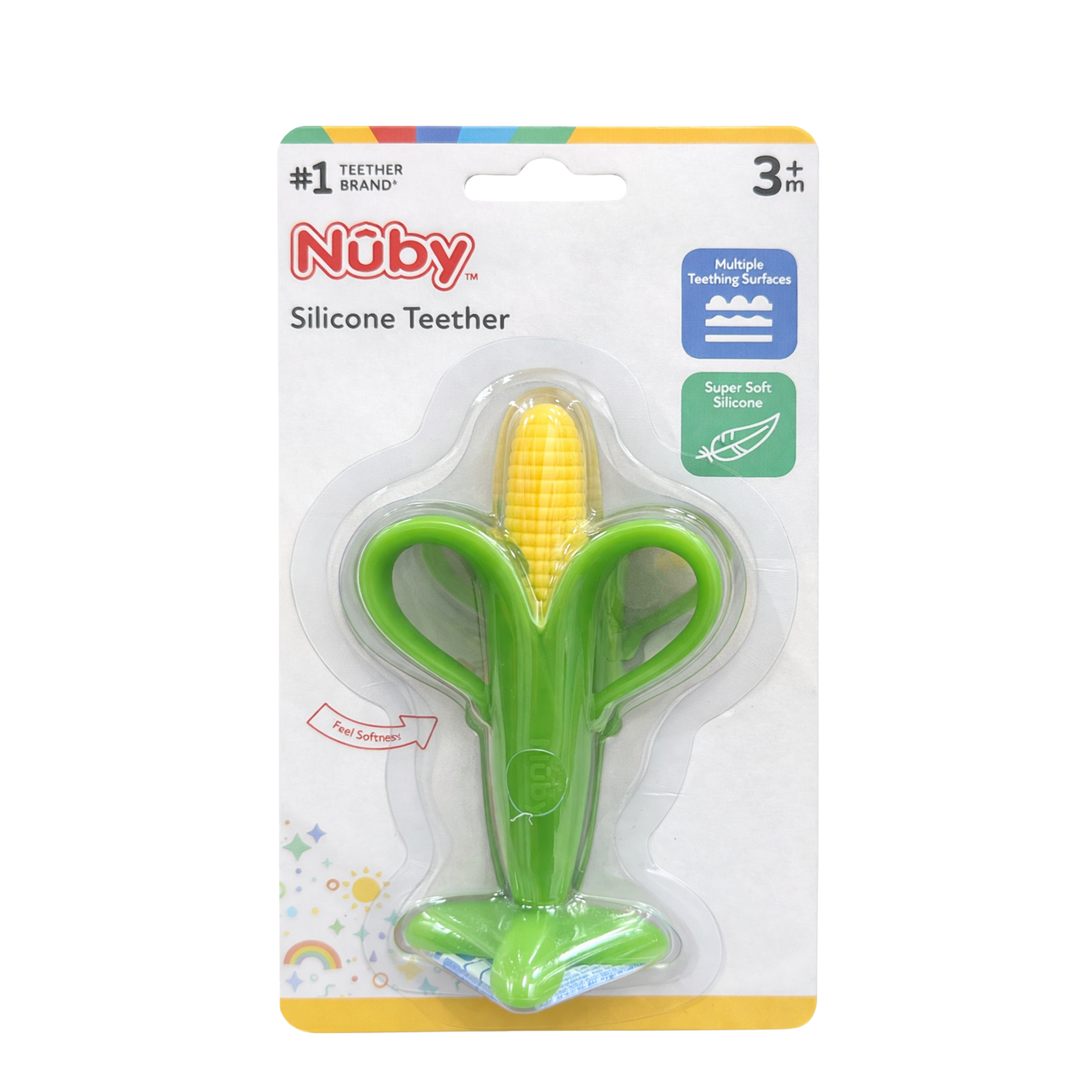 Nuby Silicone Corn Teether