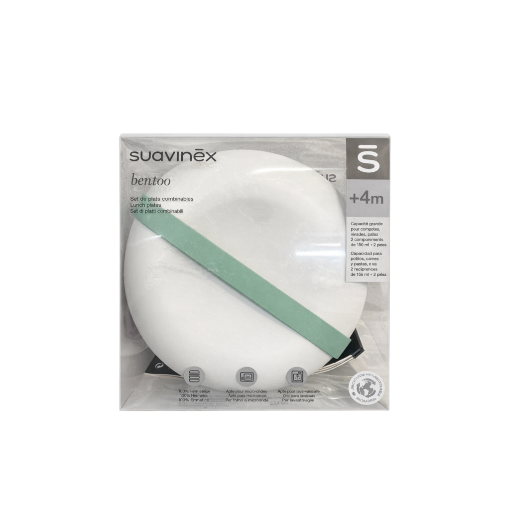 SUAVINEX BENTOO COMBINABLE PLATES LUNCH BOX +4M
