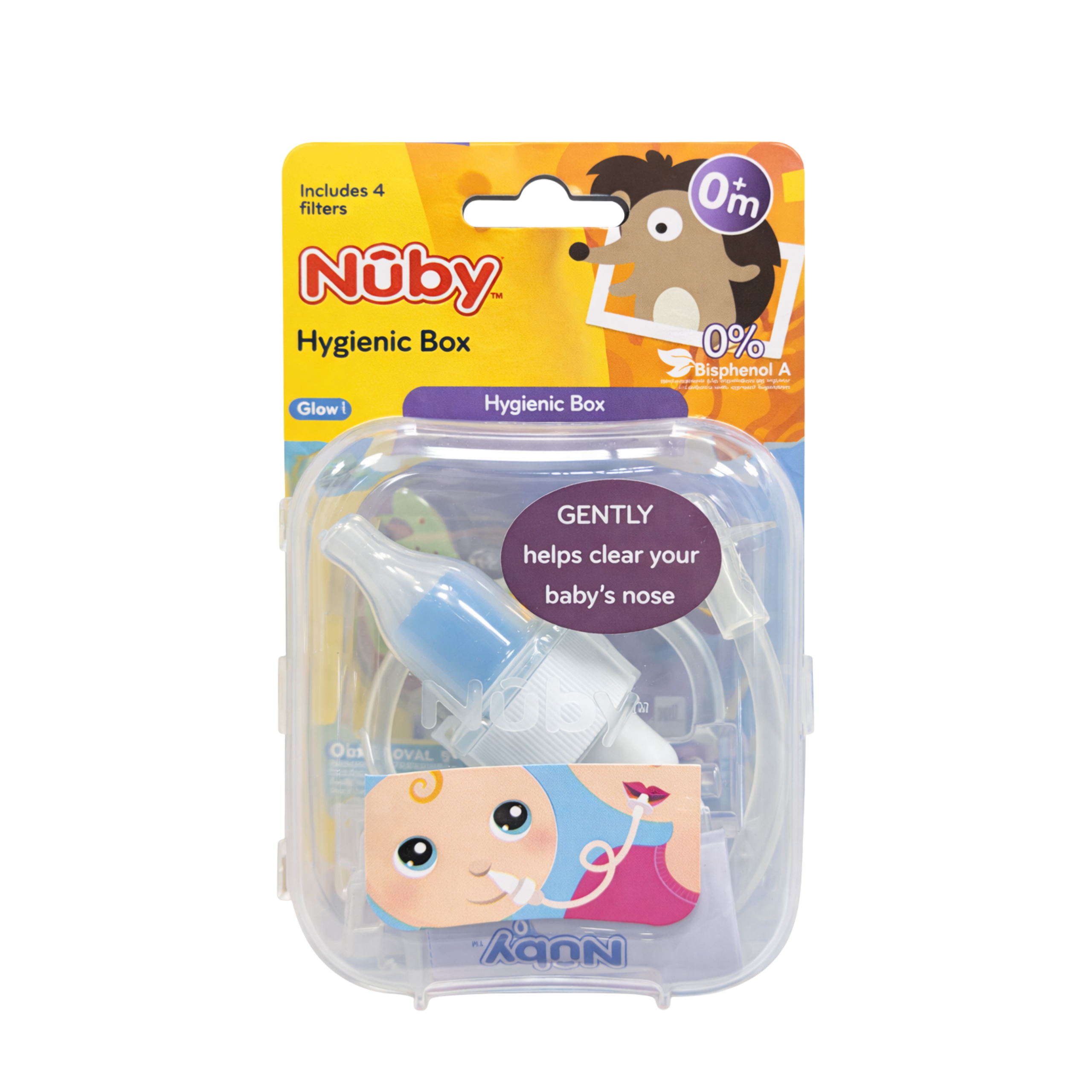 Nuby, Breathe-eez Infant Nasal Aspirator with Travel Case New