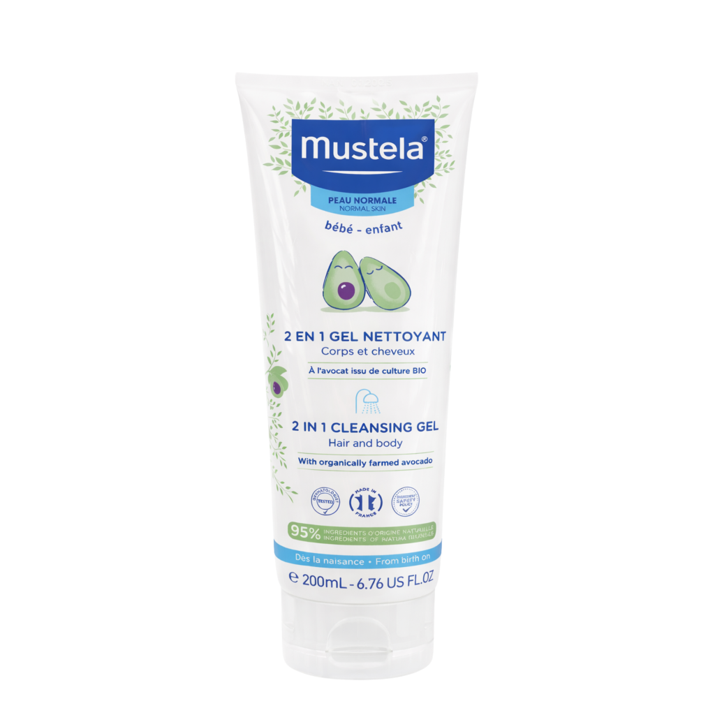 MUSTELA 2 EN 1 GEL NETTOYANT A L’AVOCAT 200ML