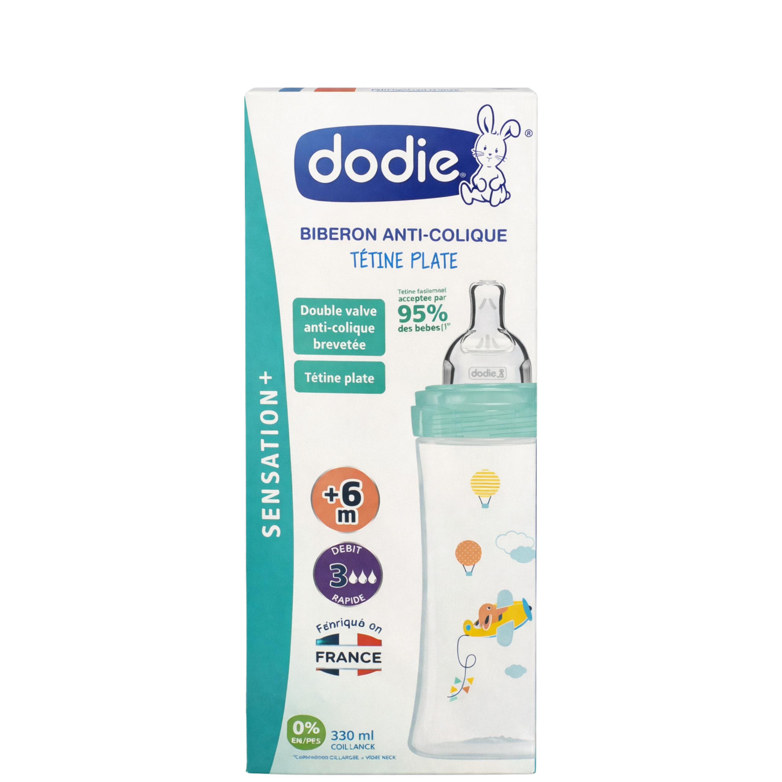 DODIE BIBERON SENSATION+ 150ML MER 11341