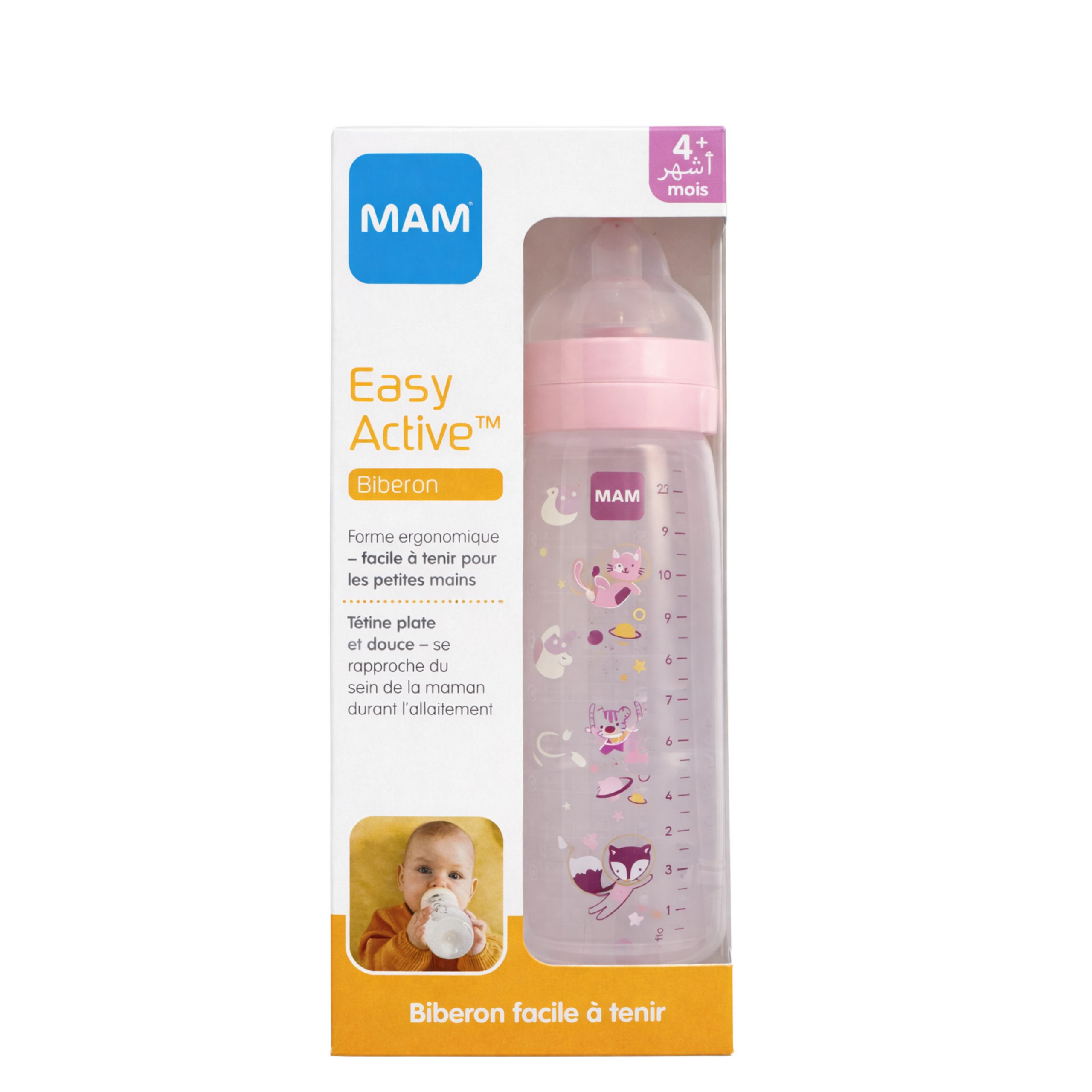 Biberon MAM Easy Active 330ml – 4 mois +