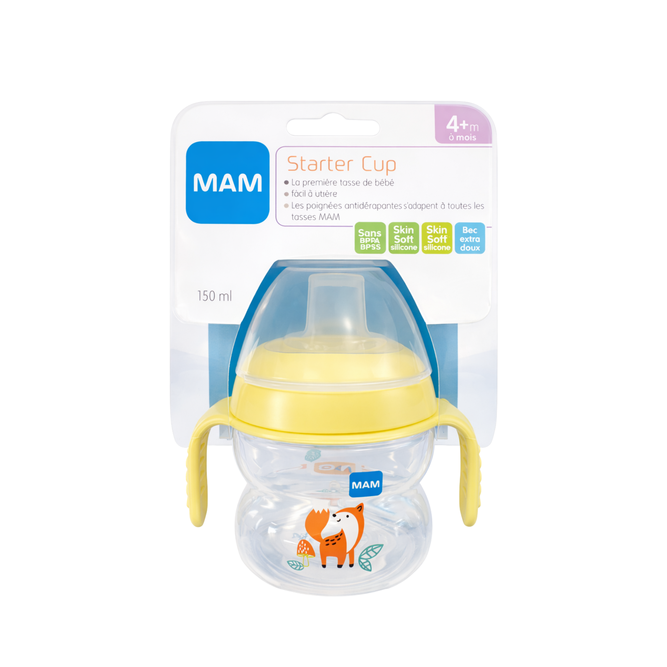 Starter Cup – Tasse à bec souple, 150ml, 4+ mois
