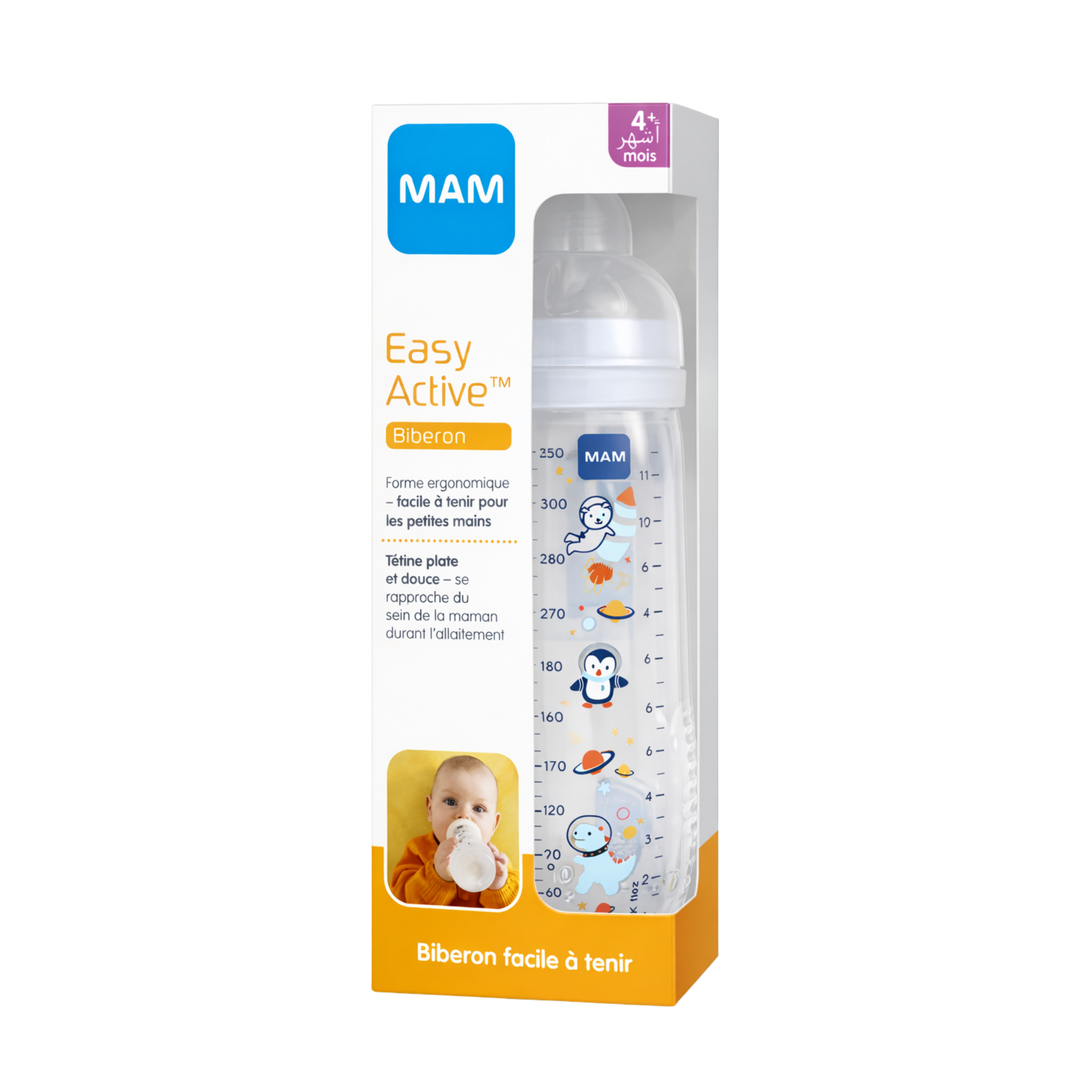 Biberon MAM Easy Active 330ml – 4 mois +
