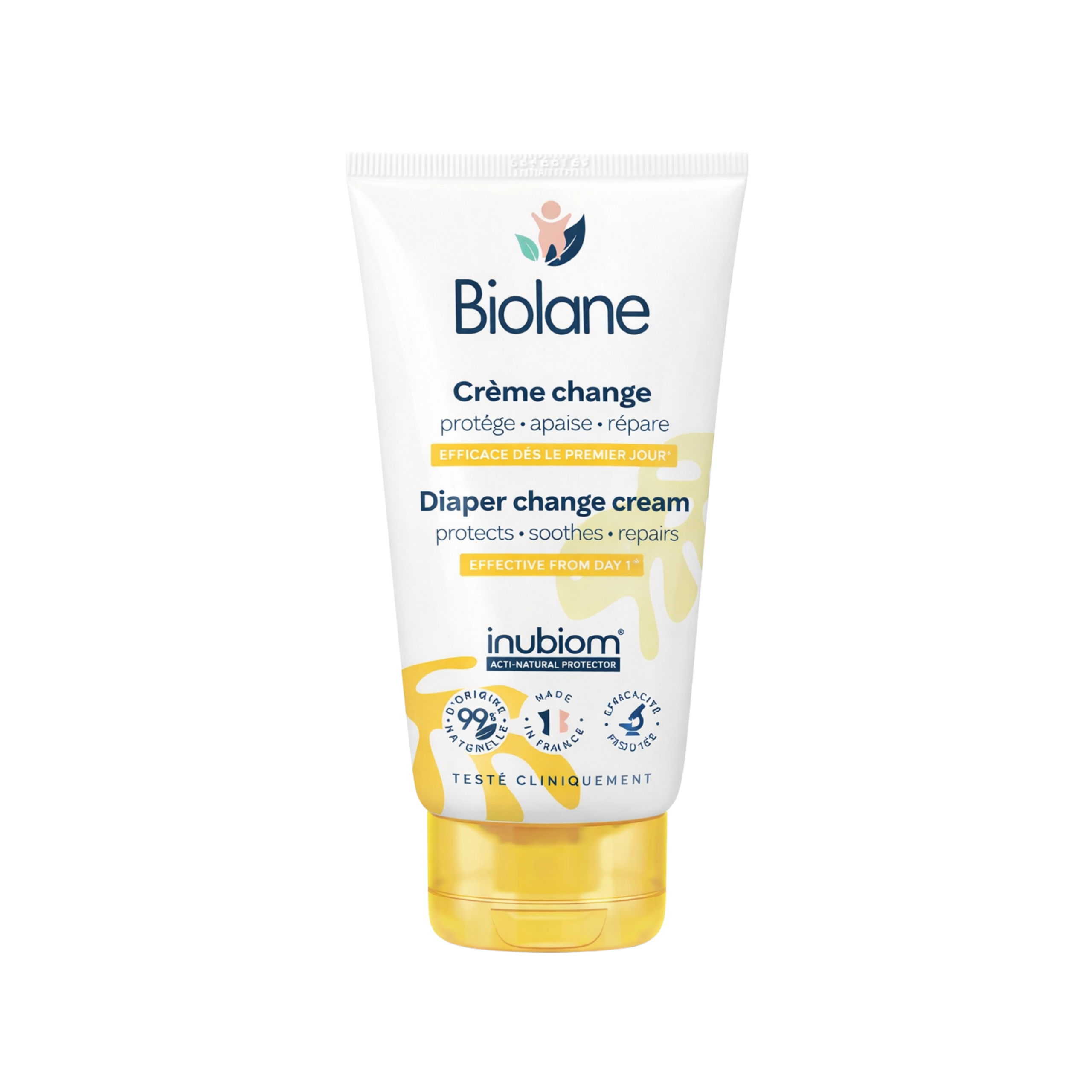 BIOLANE Crème De Change 100ml Crème Protectrice Siège Bébé Érythème Fessier
