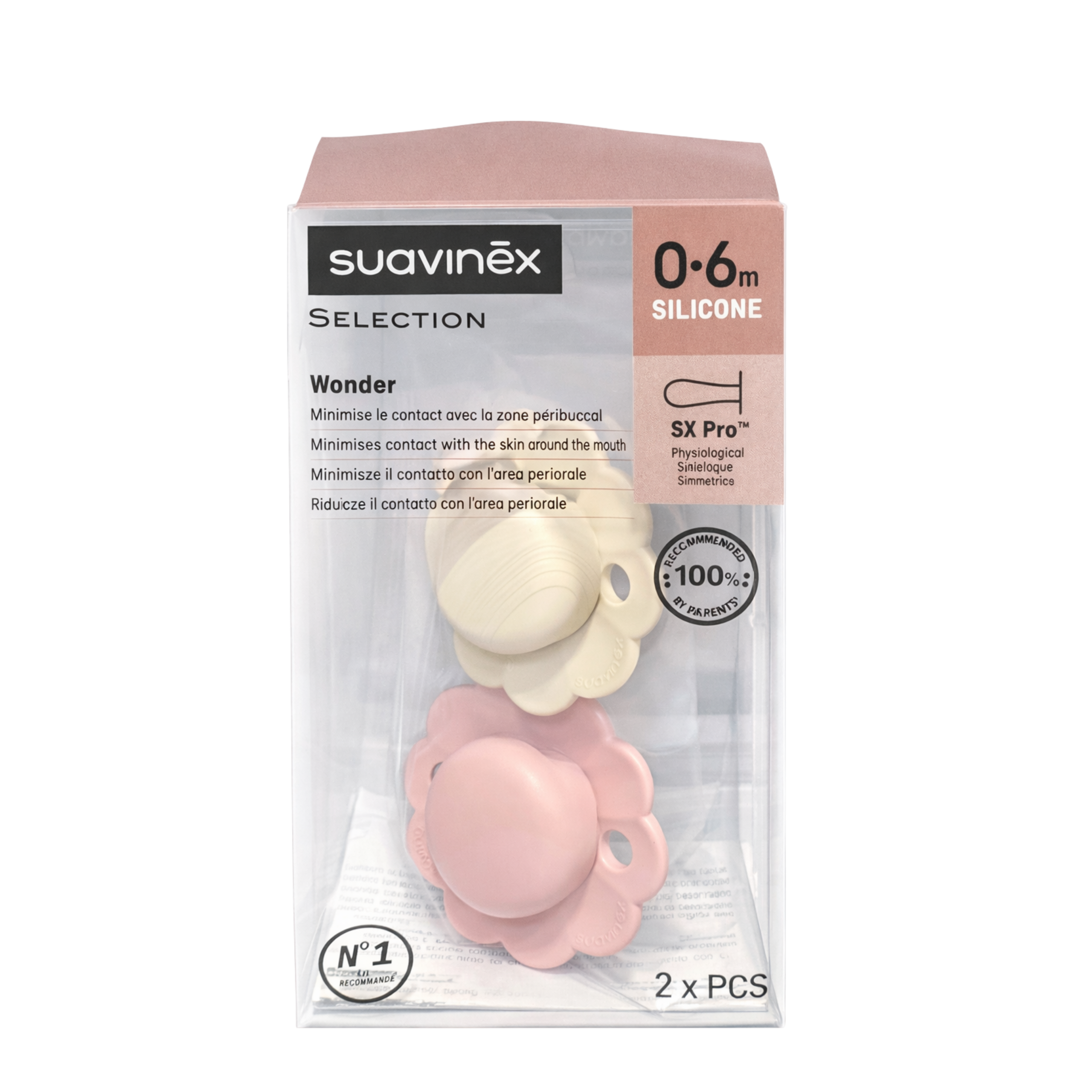 Suavinex Wonder Baby Pacifier, SX Pro Silicone Nipple