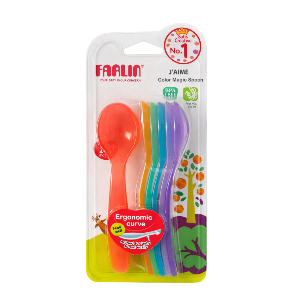 CUILLERE COULEUR 7 PCS 12 M+