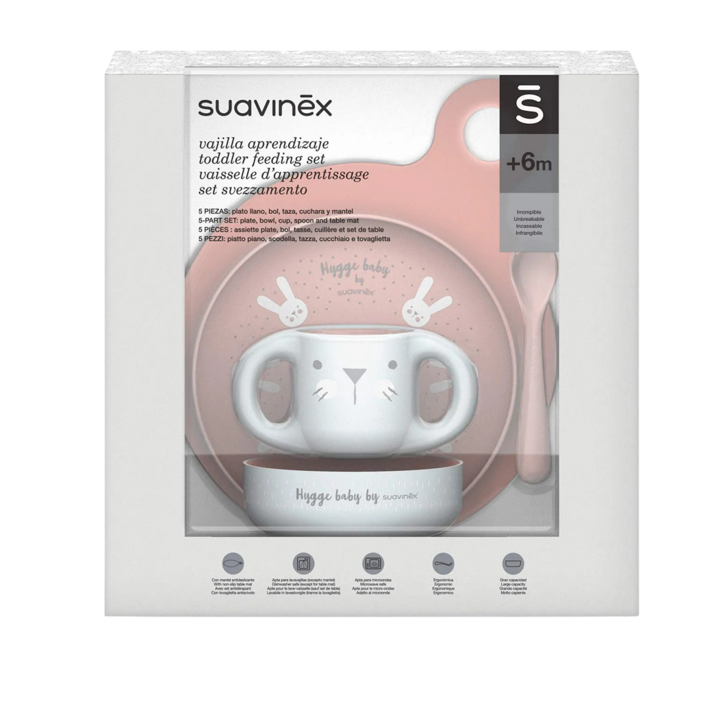 Coffret de Repas Suavinex rose