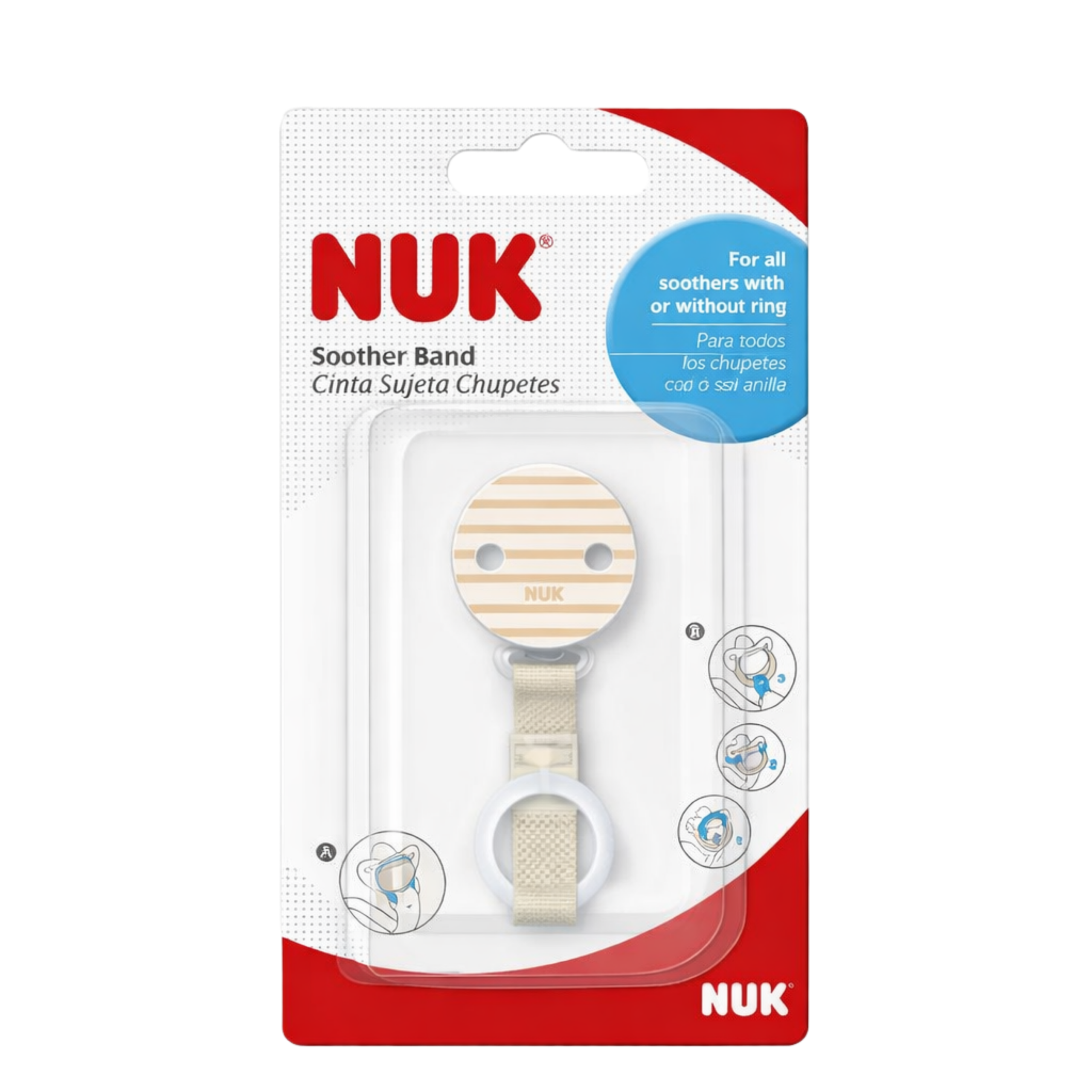 Nuk Soother Band Assorted