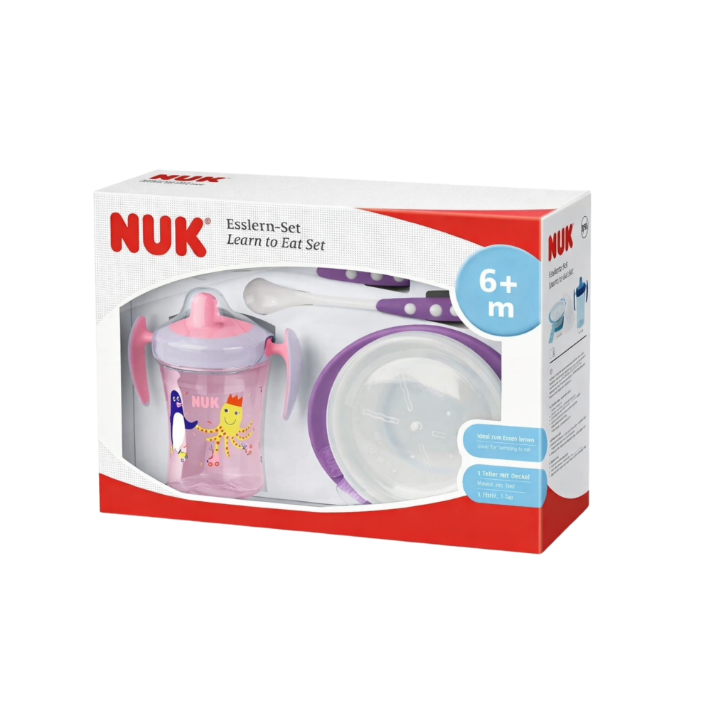 NUK Set Repas Rose/Violet 6+
