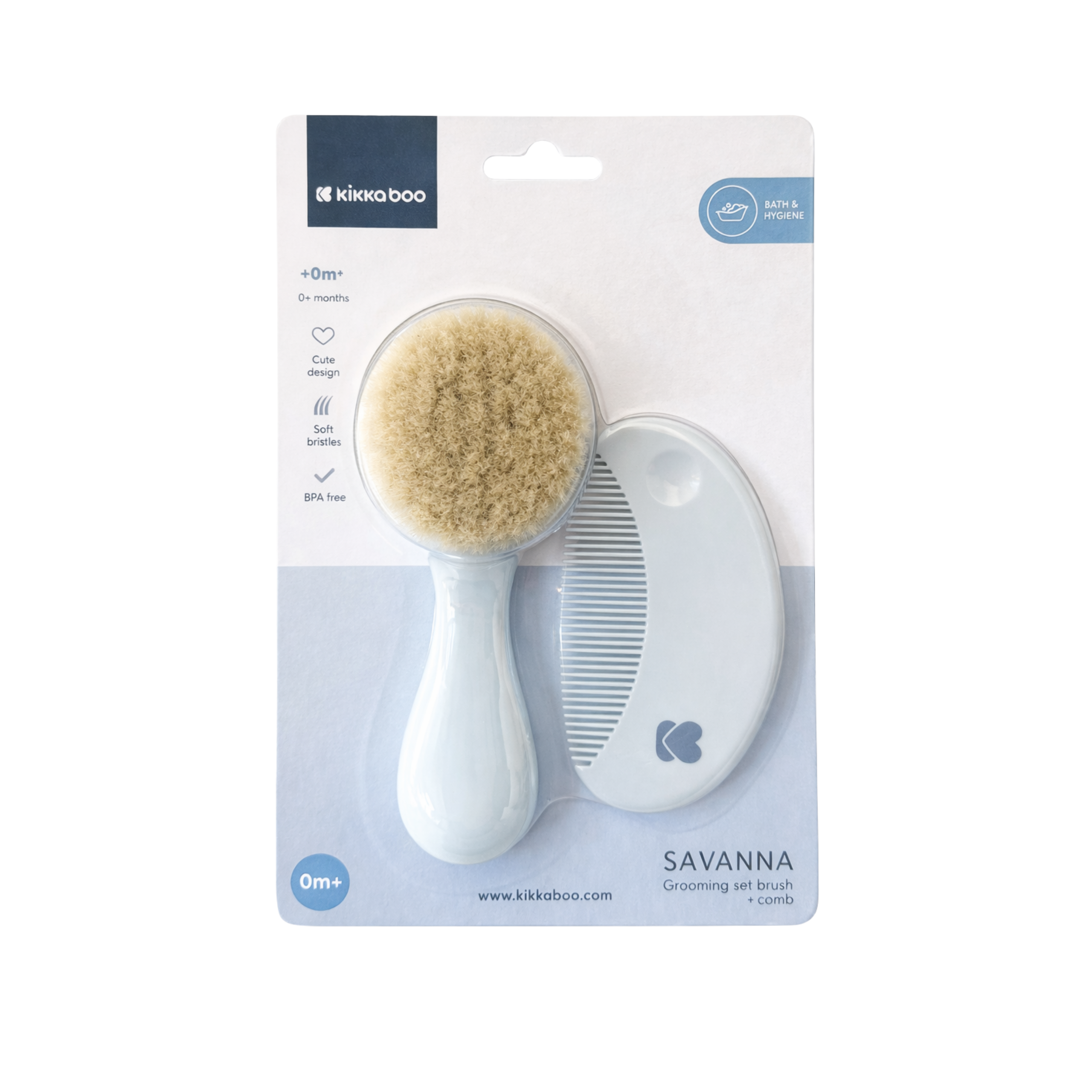 Kikkaboo Cepillo y peine bebé