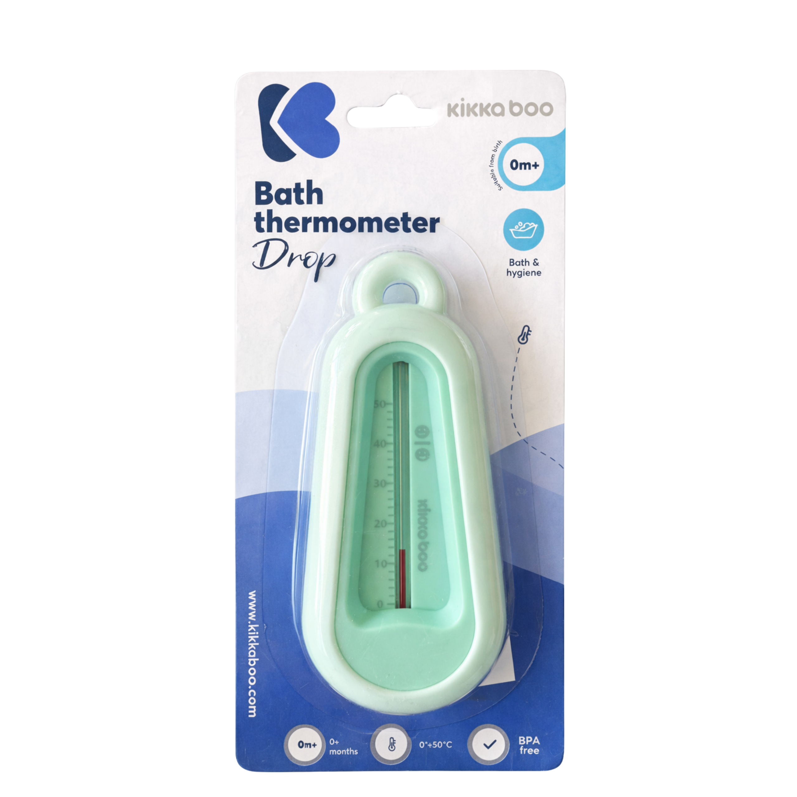 Kikkaboo - Thermomètre de Bain Drop
