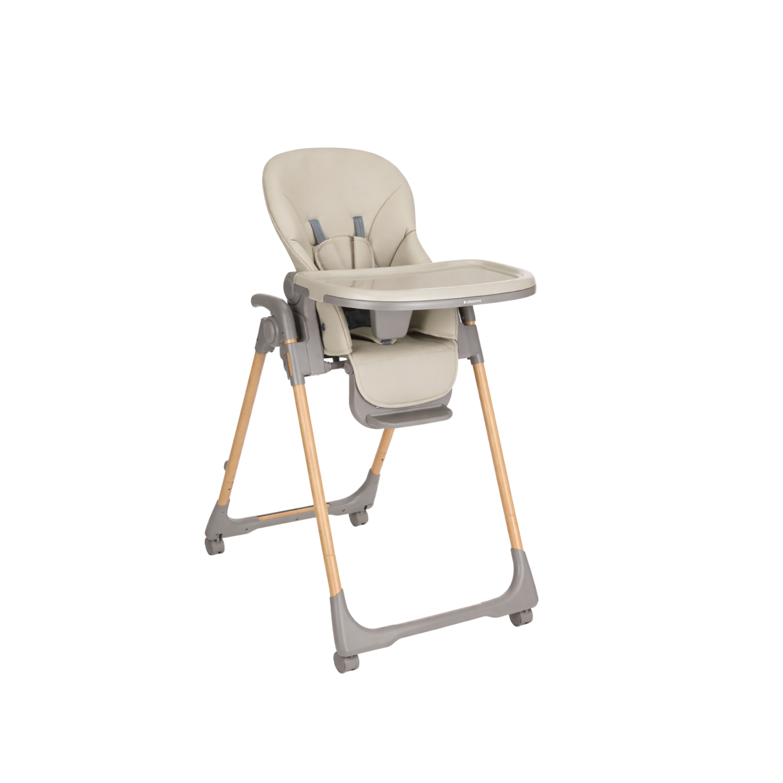 kikkaboo Chaise haute Olive Beige