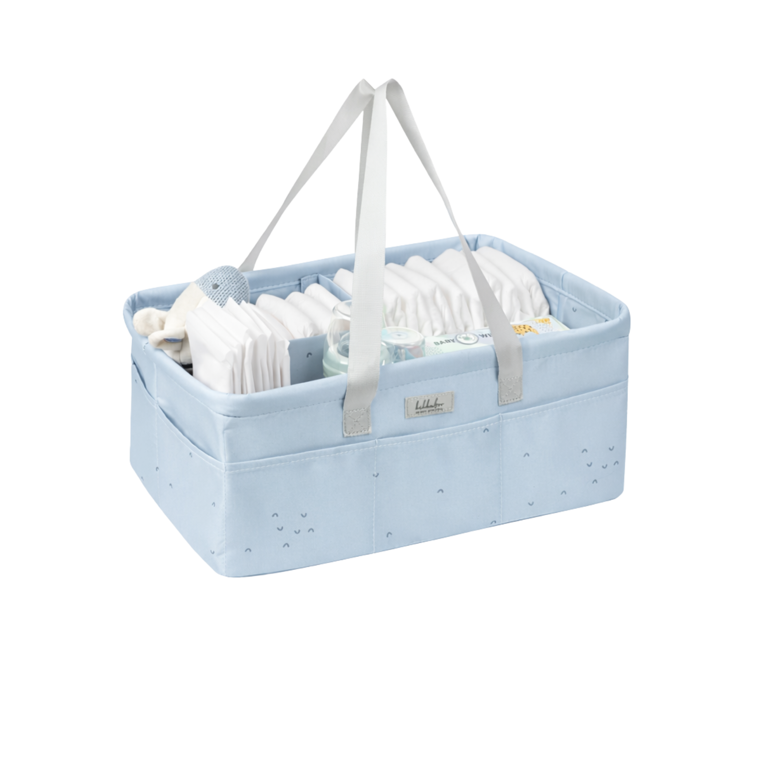 kikkaboo Organisateur de couches et de produits pour bébé Hedge-hugs (blue)