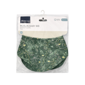 Kikkaboo Muslin bibs set 2 pcs Secret Garden Green